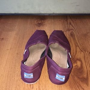 Toms Shoes - Toms purple size 10 W Toms Shoes - Toms purple size 10 W